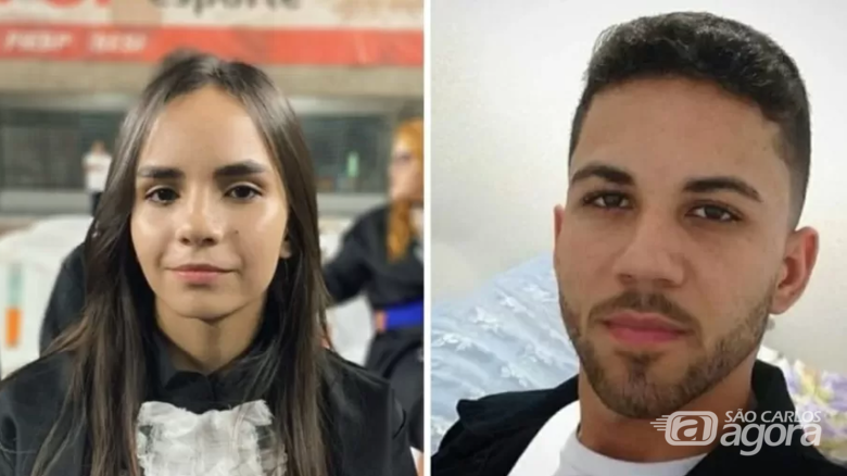 Ketlen Lorrane Lemes tinha 20 anos e Vitor Matheus Alves Santos 21. Corpos foram enterrados neste domingo - Crédito: redes sociais