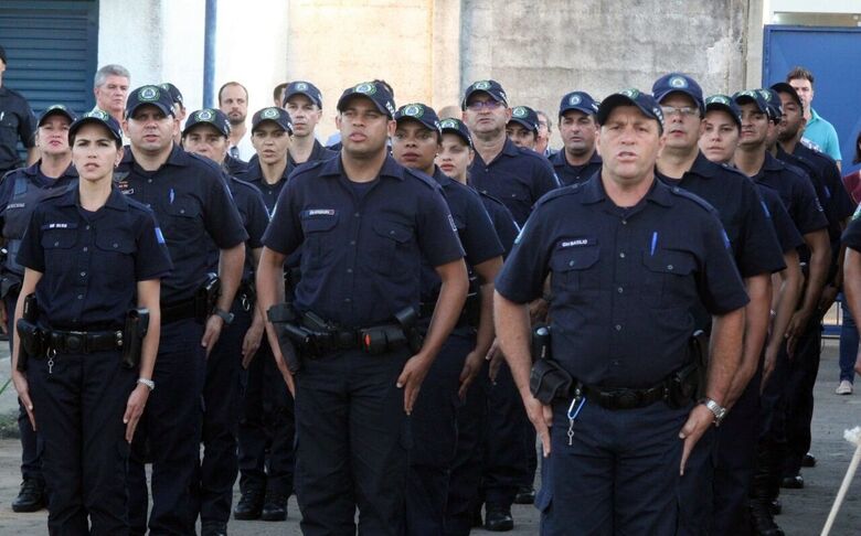 Guardas municipais de São Carlos - Crédito: arquivo