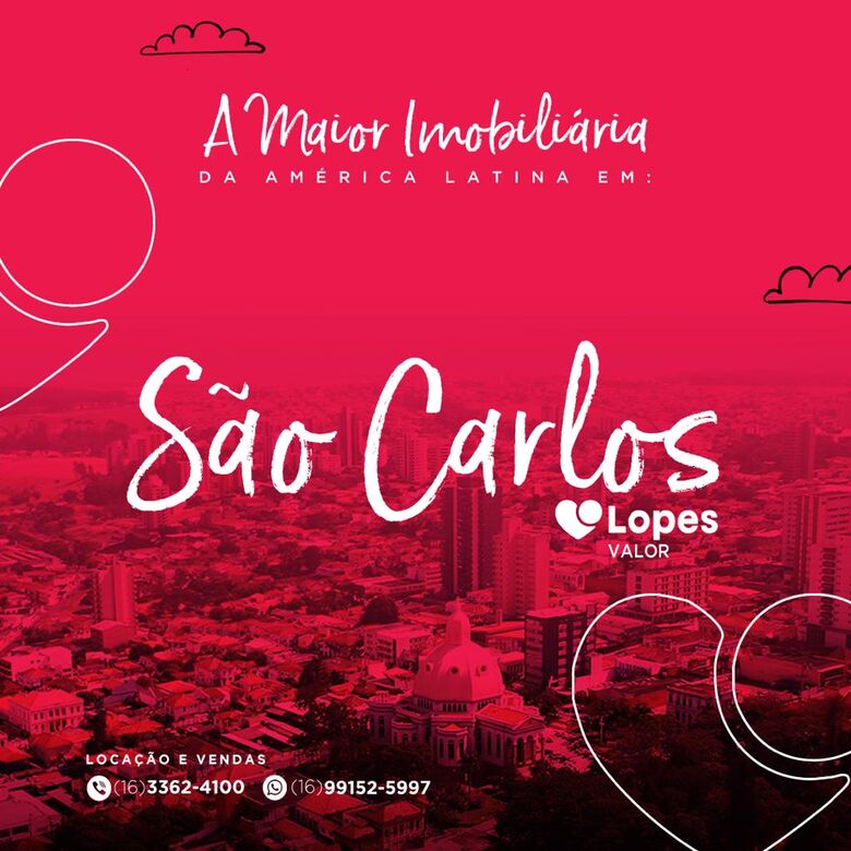Lopes chegou em São Carlos. Agora a maior imobiliária da América Latina está mais perto de você! - Crédito: divulgação