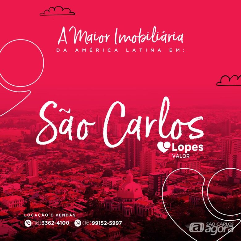 Lopes chegou em São Carlos. Agora a maior imobiliária da América Latina está mais perto de você! - Crédito: divulgação