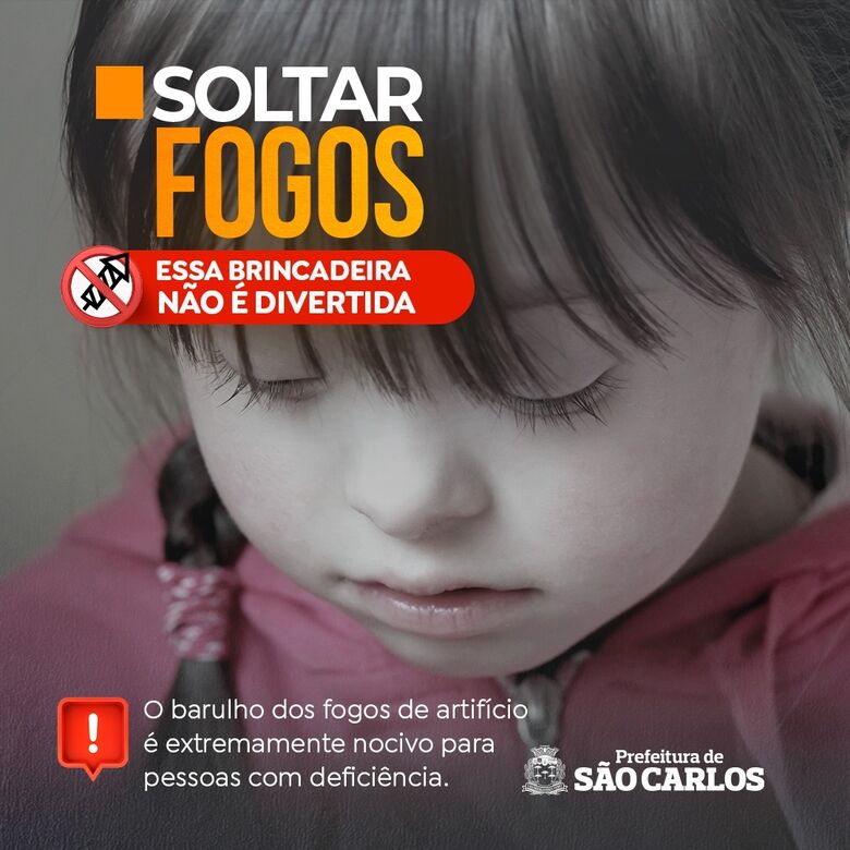 Lei municipal proíbe manusear, queimar ou soltar fogos de artifícios - Crédito: Divulgação