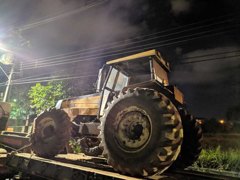 Trator furtado em fazenda de Ibaté é localizado em São Carlos - Crédito: Divulgação