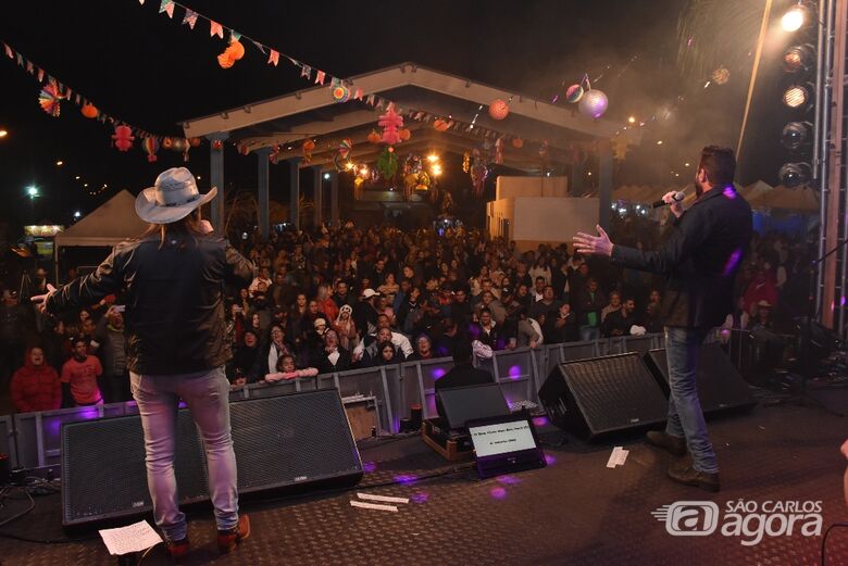 Show durante a Festa Laranja com Açucar - Crédito: divulgação