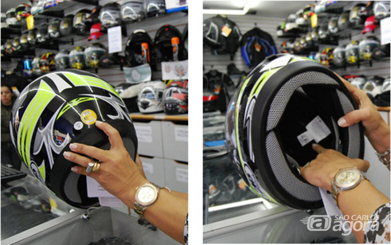 Ipem-SP alerta sobre a compra e uso do capacete - Crédito: Divulgação