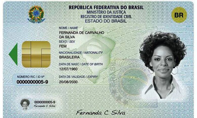 Nova Carteira de Identidade - Crédito: © Divulgação/TSE