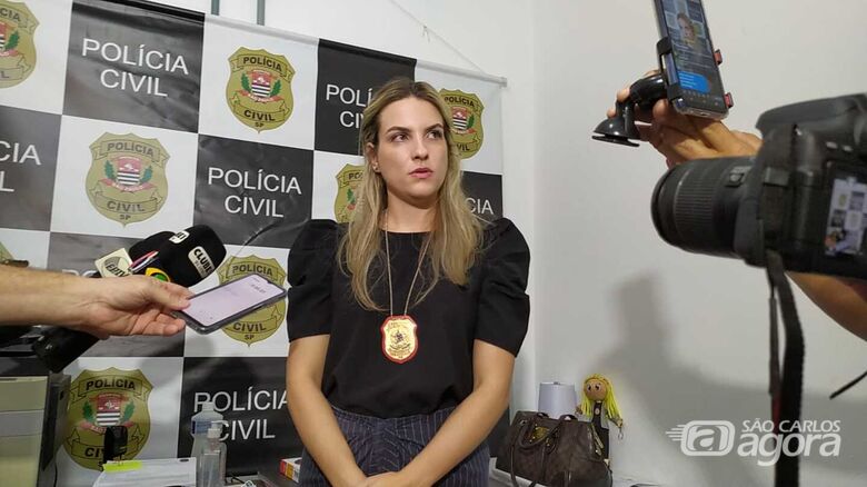 Delegada Beatriz Mendes Pereira Lopes - Crédito: arquivo SCA