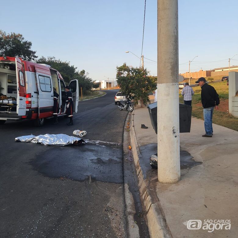 Motociclista a caminho do trabalho morre em acidente na região - Crédito: Foto: Rádio e TV Matão