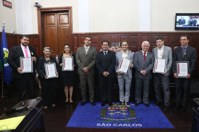 Câmara entrega títulos de Comerciante do Ano e Homenageado das edições de 2020, 2021 e 2022 - Crédito: Divulgação