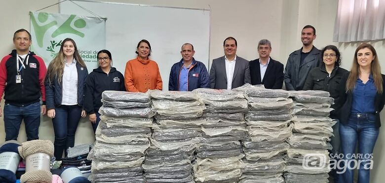 Fundo Social recebe 200 cobertores da Volkswagen - Crédito: Divulgação