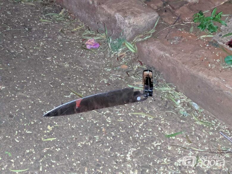 Homem é esfaqueado na Rua Conde do Pinhal - Crédito: Maycon Maximino