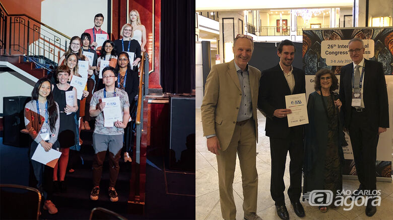 Os premiados no evento: reconhecimento e mérito por estudos desenvolvidos - Crédito: Arquivo Pessoal