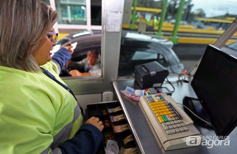 Operador de pedágio - Crédito: divulgação