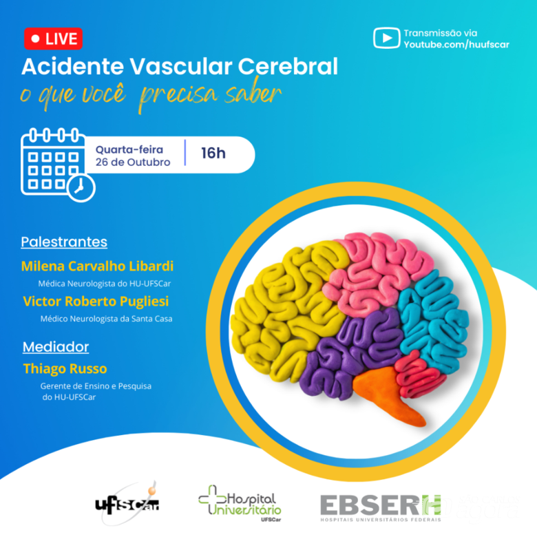 Live é aberta a todo o público e será transmitida pelo YouTube - Crédito: Divulgação