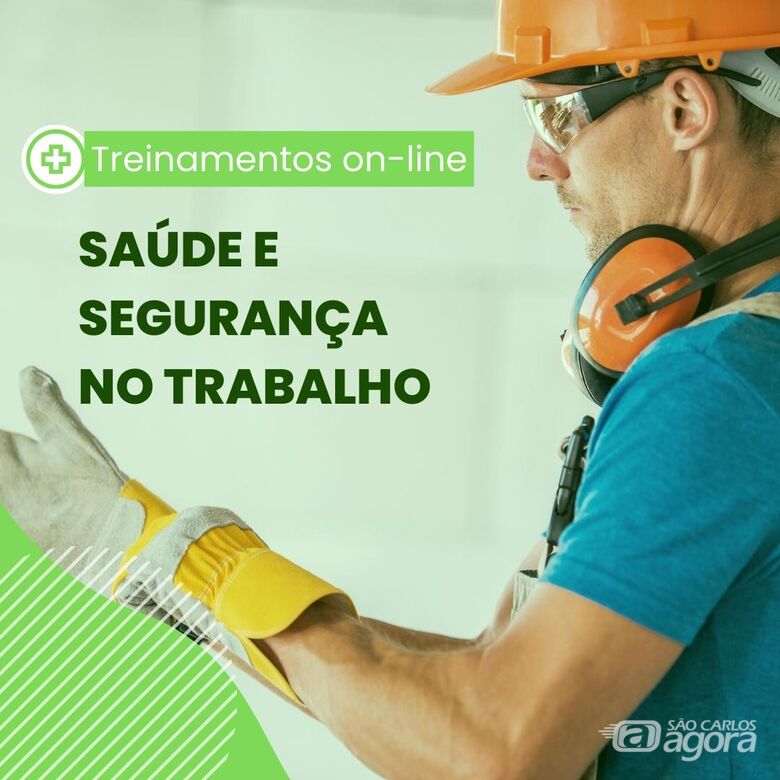 Abertas as inscrições para os treinamentos na área de segurança do trabalho, com turmas presencias ou com ensino à distância (EAD) - Crédito: divulgação