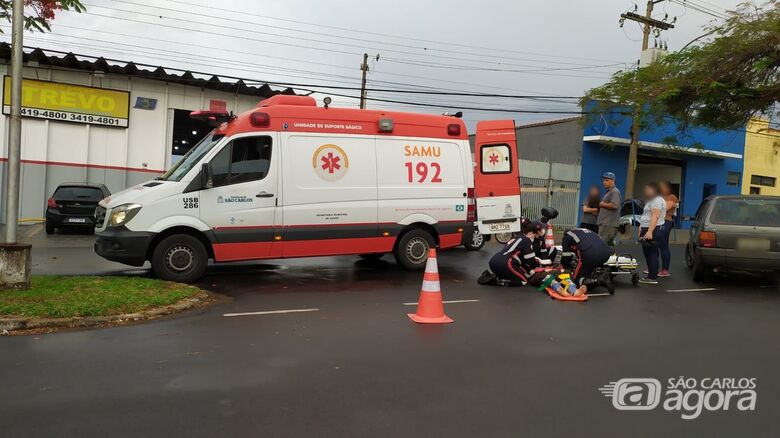 Motociclista fica ferida após se envolver em acidente na Vila Marina - Crédito: Maycon Maximino