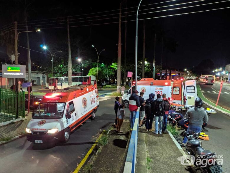 Grave acidente deixa padrasto e enteado feridos em São Carlos - Crédito: Maycon Maximino