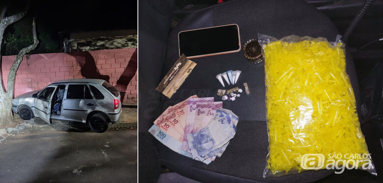 Após perseguição, acusado de tráfico de drogas é preso pela PM em Dourado -