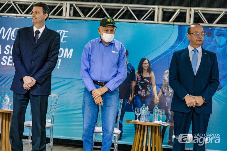 Prefeito participa da inauguração do Sest/Senat em São Carlos - Crédito: Divulgação