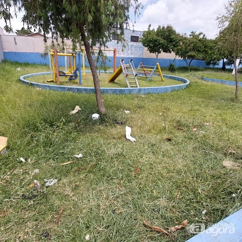 Espaço público está em estado de abandono no Boa Vista - Crédito: Divulgação