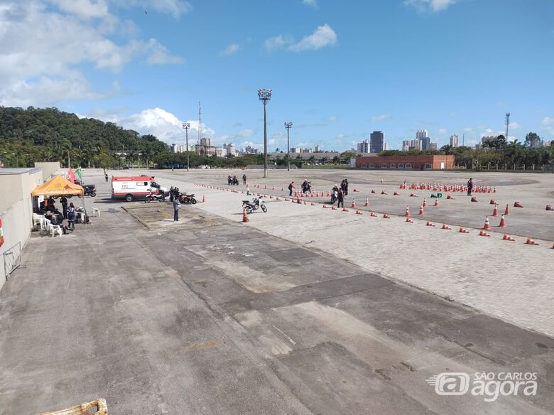 Enfermeiro do Samu de São Carlos realiza capacitação para profissionais atuarem com motolância - Crédito: Divulgação