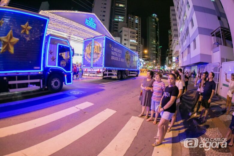 Carreata de Natal Havan - Crédito: divulgação