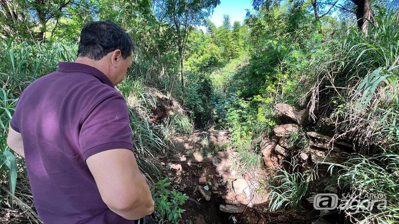 Vice-prefeito foi até o local - Crédito: arquivo pessoal