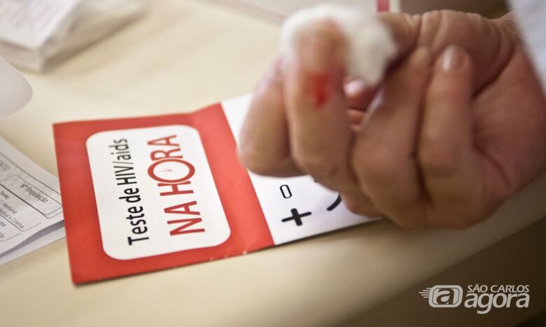 Teste Aids - Crédito: © Arquivo/Marcelo Camargo/Agência Brasil