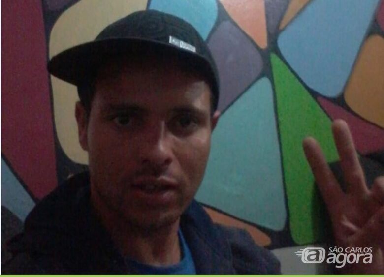 Jeferson está desaparecido: pai busca informações - Crédito: Divulgação