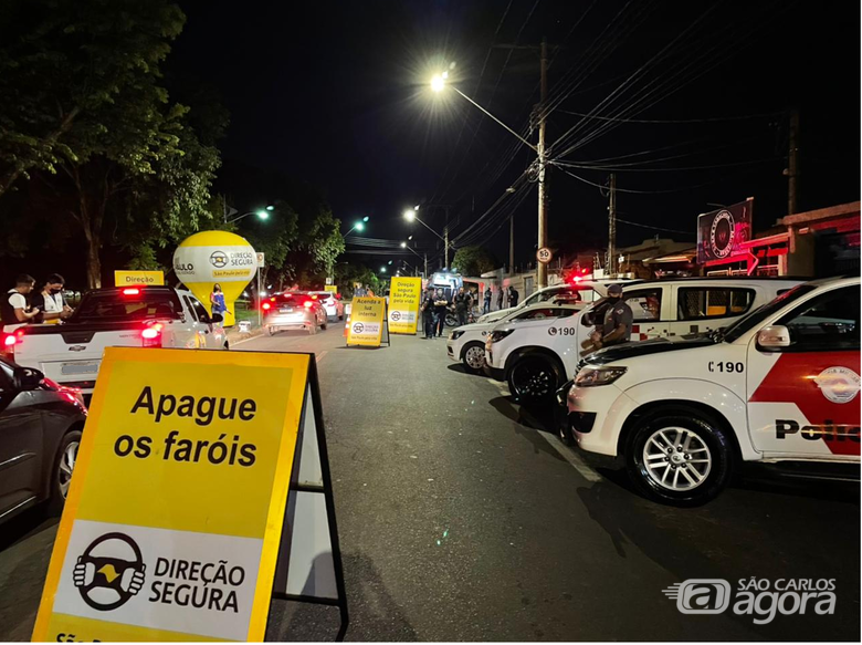 Blitz da Lei Seca - Crédito: divulgação