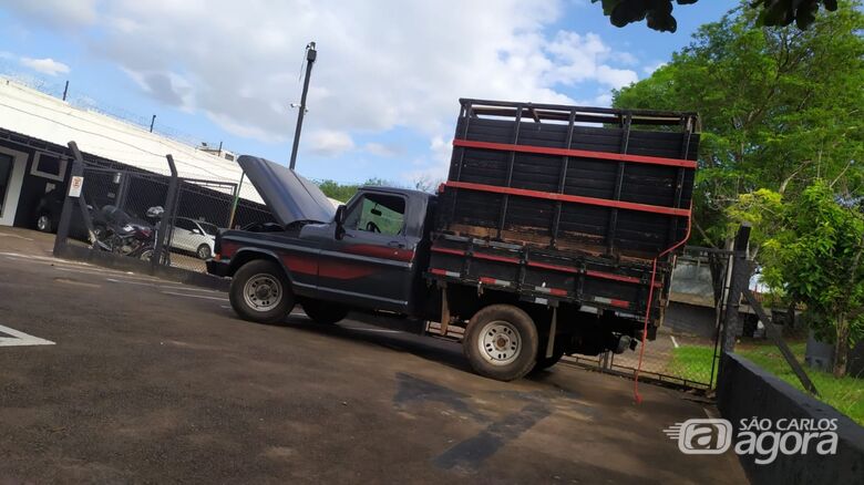 F1000 com motor roubado foi apreendida pela PM - Crédito: Divulgação