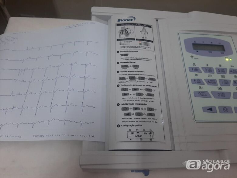 177 exames são realizados em mutirões de Eletrocardiograma - Crédito: Divulgação