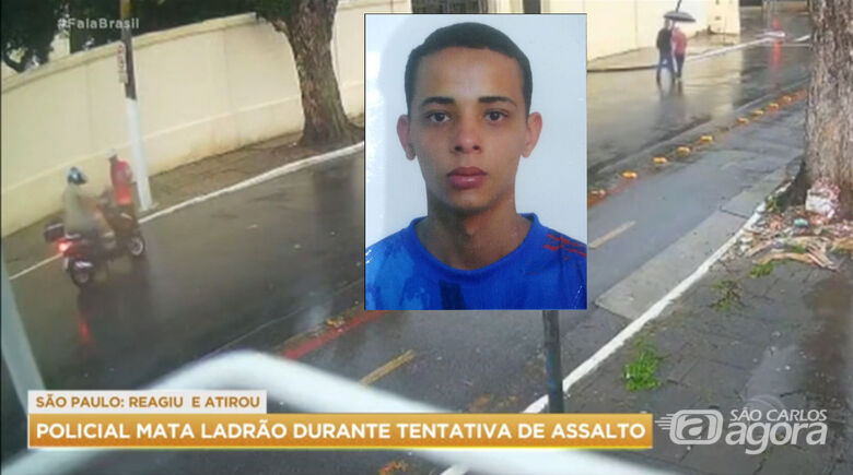 Jovem de Ibaté é morto ao tentar assaltar PM na capital - Crédito: reprodução