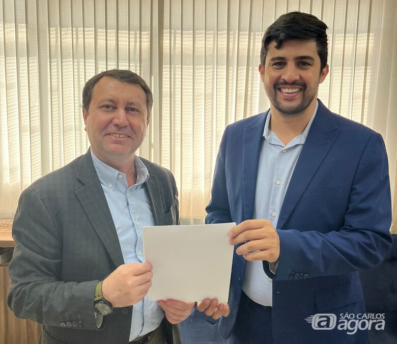Vereador Bruno Zancheta solicita recursos para a saúde de São Carlos ao Deputado Federal David Soares -