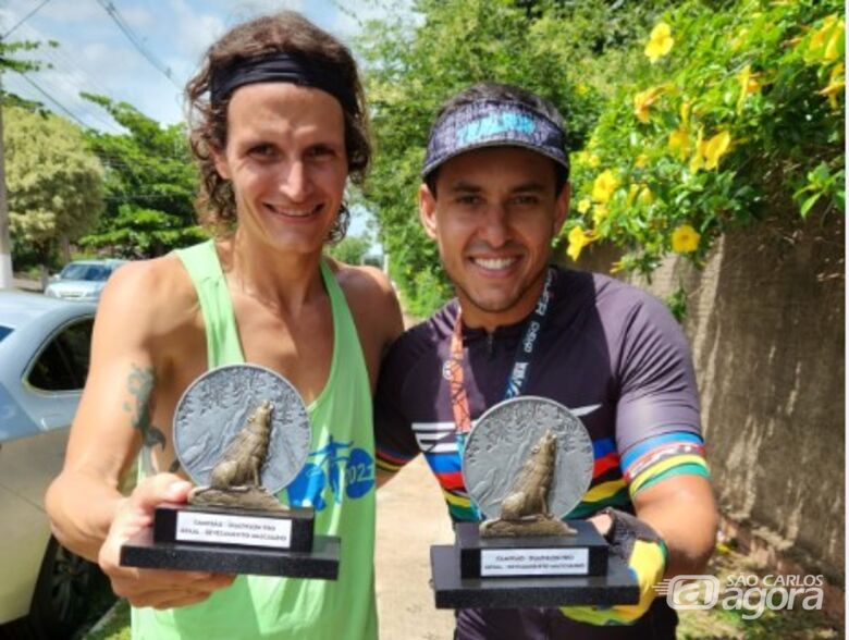 A dupla são-carlense brilhou na etapa inaugural da World Series - Crédito: Divulgação