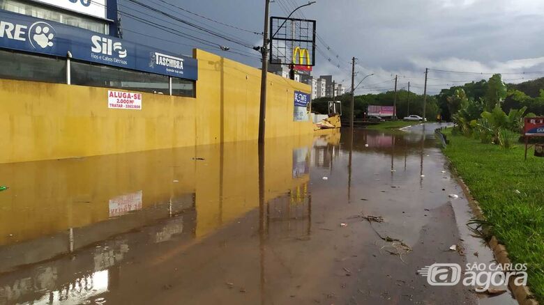 Alagamento na região do Mcdonalds - Crédito: Maycon Maximino
