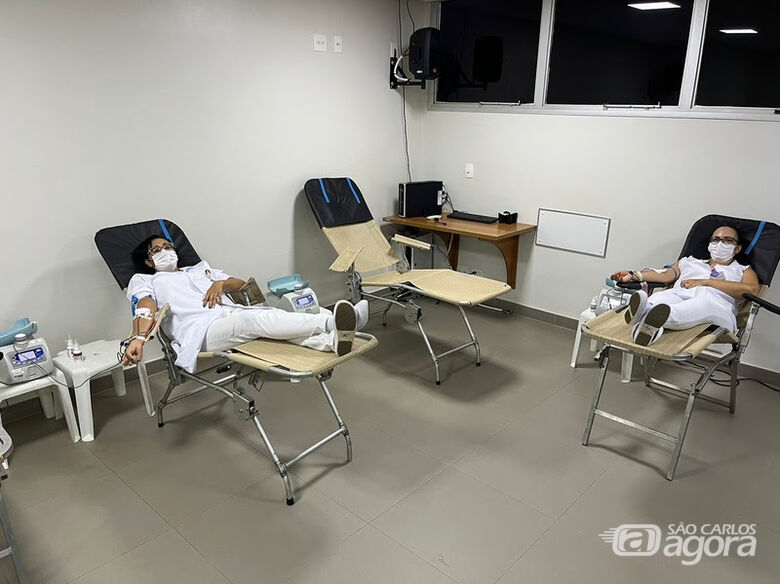 Ação teve objetivo de estimular e inspirar a população a tornar a doação de sangue um hábito -