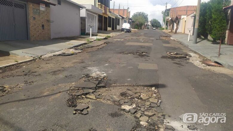 Leitores afirmam que rua está intransitável no Santa Felícia - Crédito: Divulgação