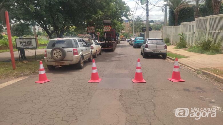 Alameda Passeio das Quaresmeiras é interditada - Crédito: Divulgação