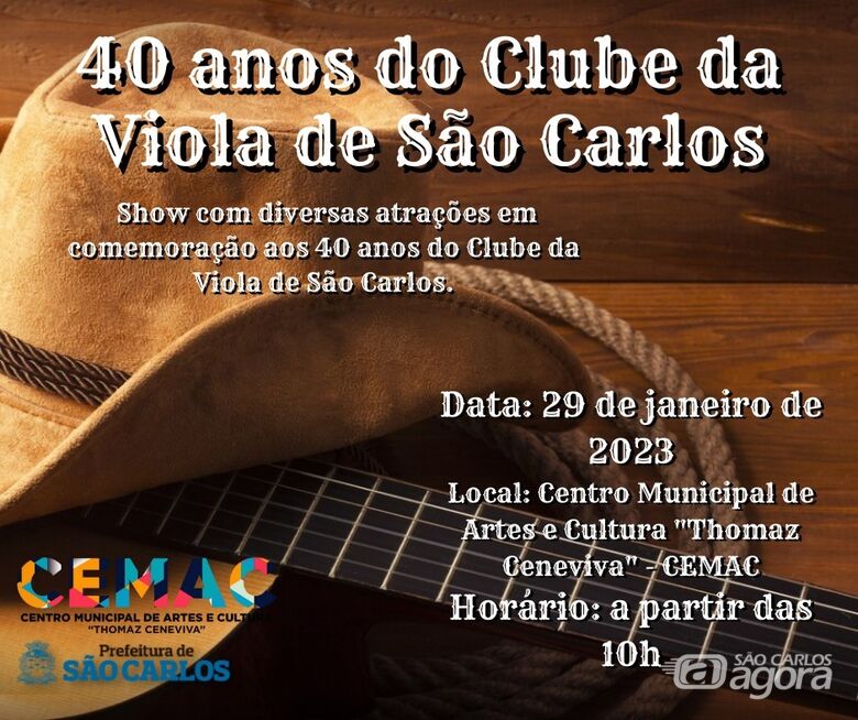 Clube da Viola comemora 40 anos com show no Cemac -