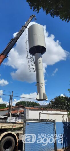 Cemei do São Carlos 8 ganha novo reservatório - Crédito: Divulgação