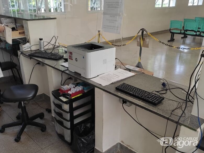 Computadores foram furtados na UBS do Azulville - Crédito: Whatsapp SCA