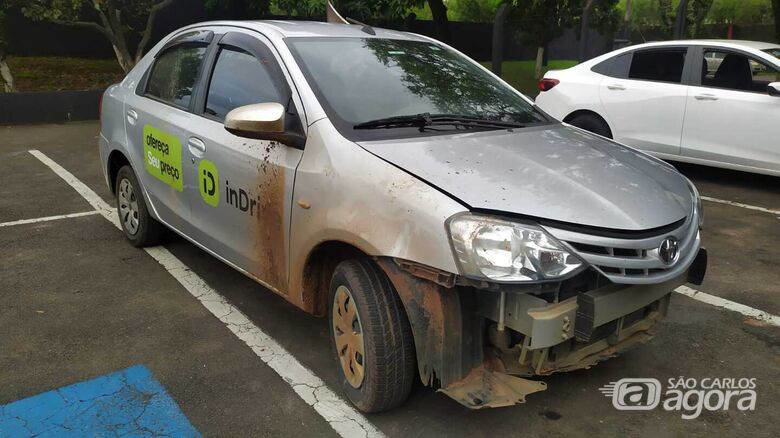 PM salva motorista de aplicativo sequestrado por bandidos em São Carlos - Crédito: Maycon Maximino