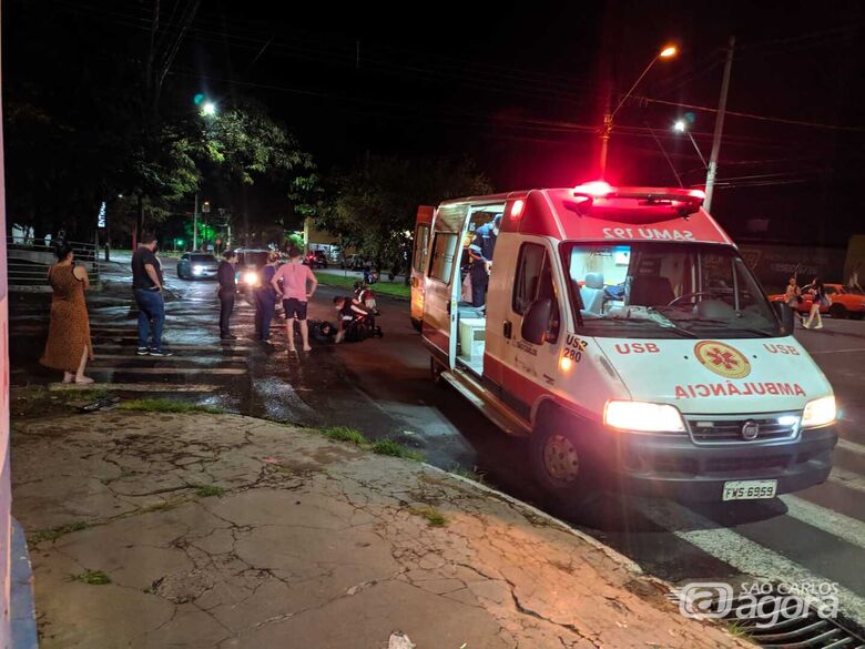 Motociclista fica ferida em acidente no Santa Felícia - Crédito: Maycon Maximino