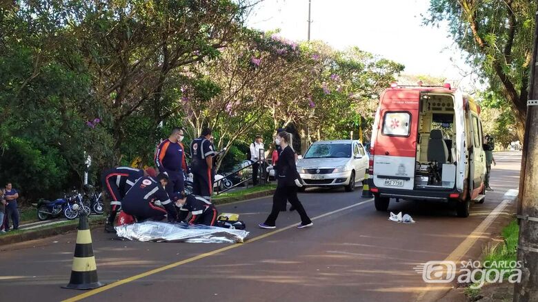 Homem morre atropelado no Parque Faber em São Carlos - Crédito: Maycon Maximino