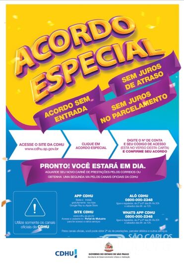 Ibaté | CDHU realiza de campanha de regularização de débitos -