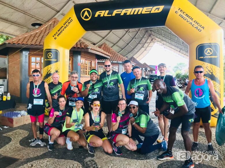 Time são-carlense fez bonito na prova de Analândia - Crédito: Divulgação