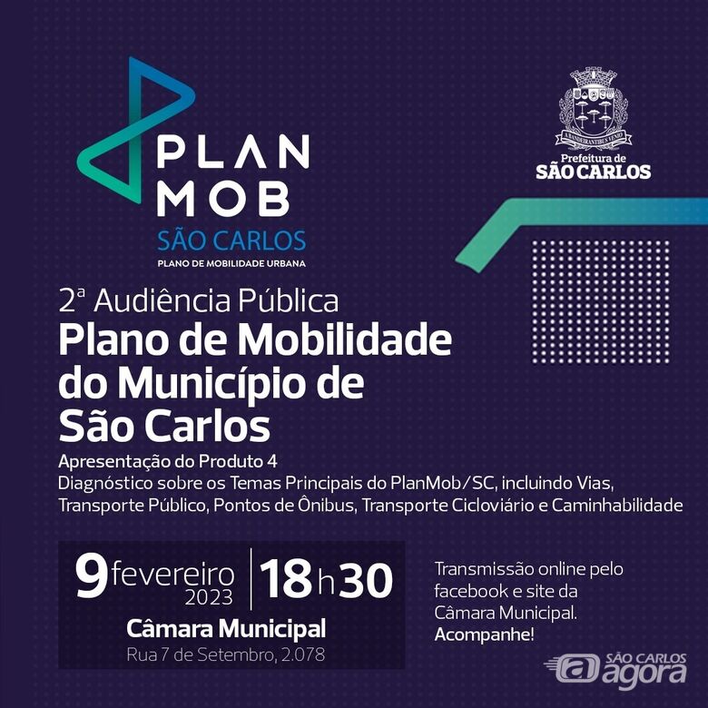 Diagnóstico da penúltima etapa do Plano de Mobilidade Urbana será apresentado na quinta-feira - Crédito: Divulgação