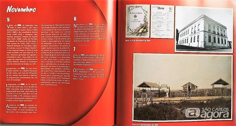 Fundação Pró-Memória lança livro “Calendário das Memórias São-Carlenses” - Crédito: Divulgação