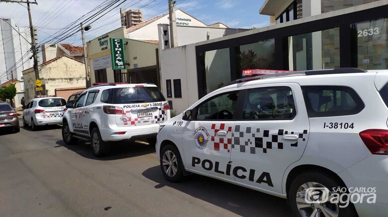 Tentativa de golpe em clínica veterinária movimenta Samu, Polícia Militar e Guarda Municipal - Crédito: Maycon Maximino