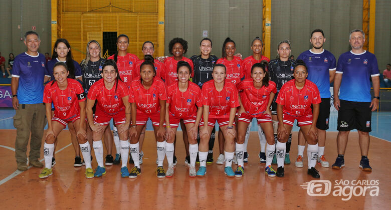Equipe de futsal feminino estreou com empate da Liga Paulista - Crédito: Divulgação